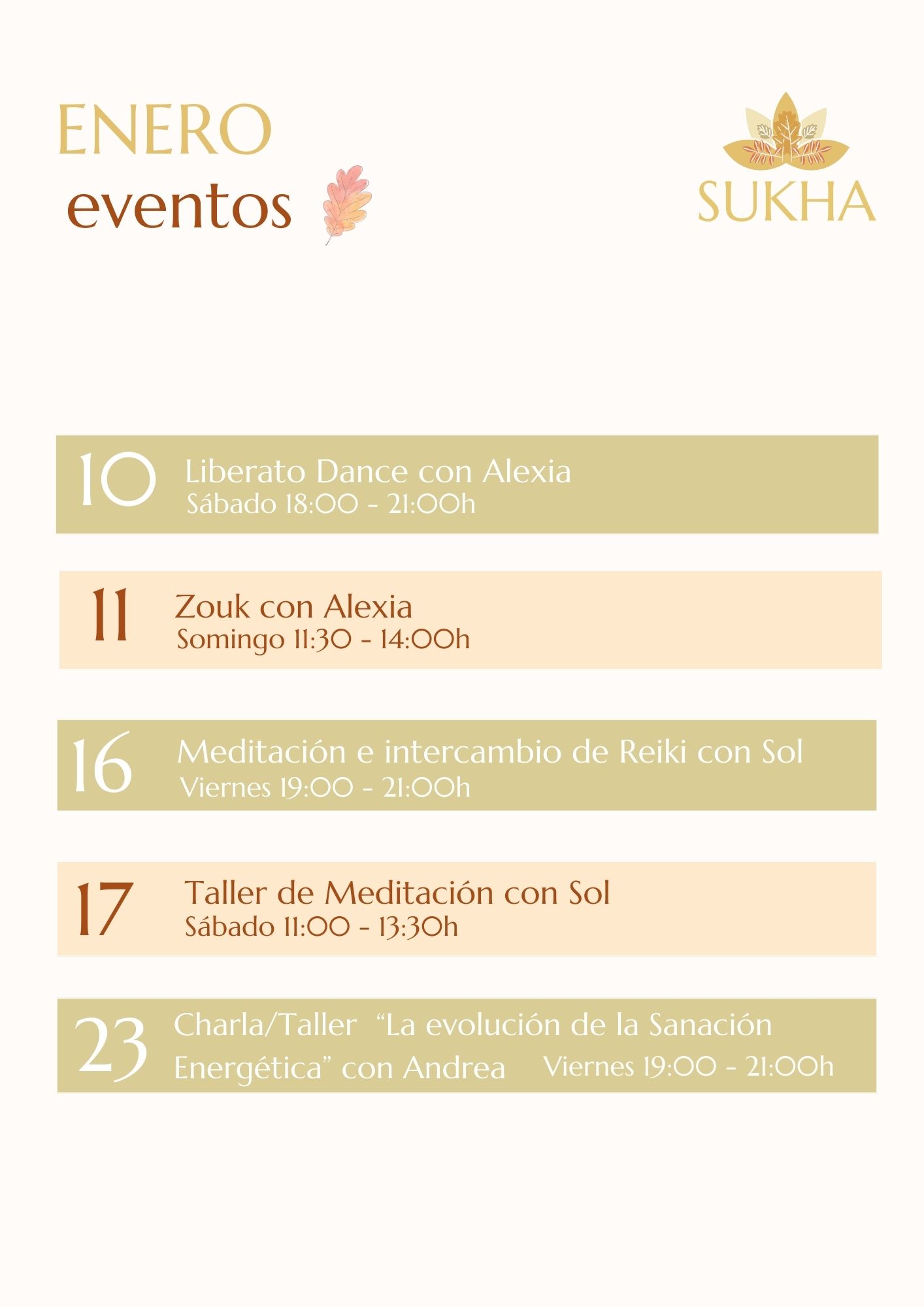 Eventos Sukha Enero 2026 2