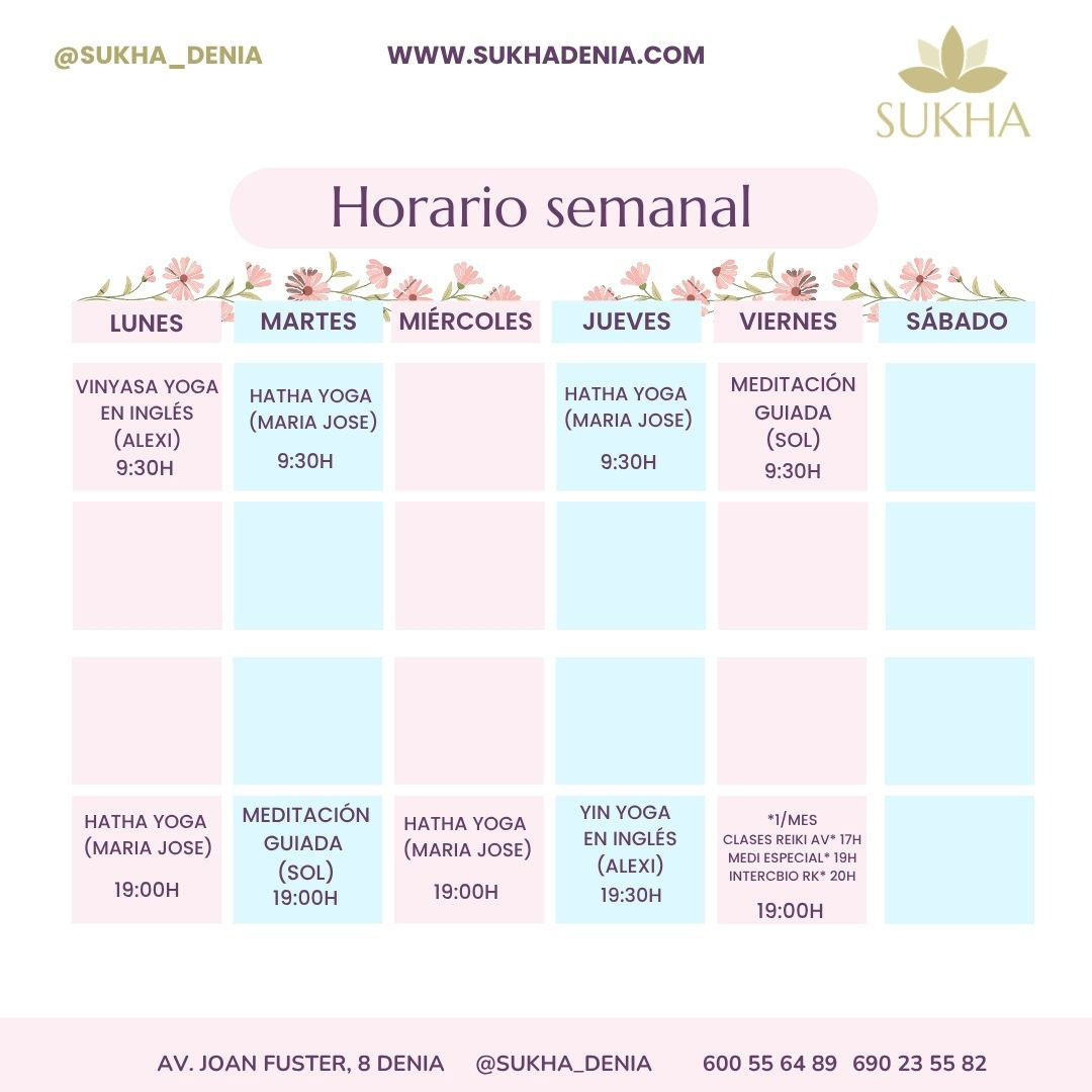 horarios junio 25 2